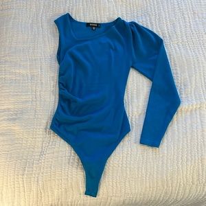 Blue 1 sleeve bodysuit